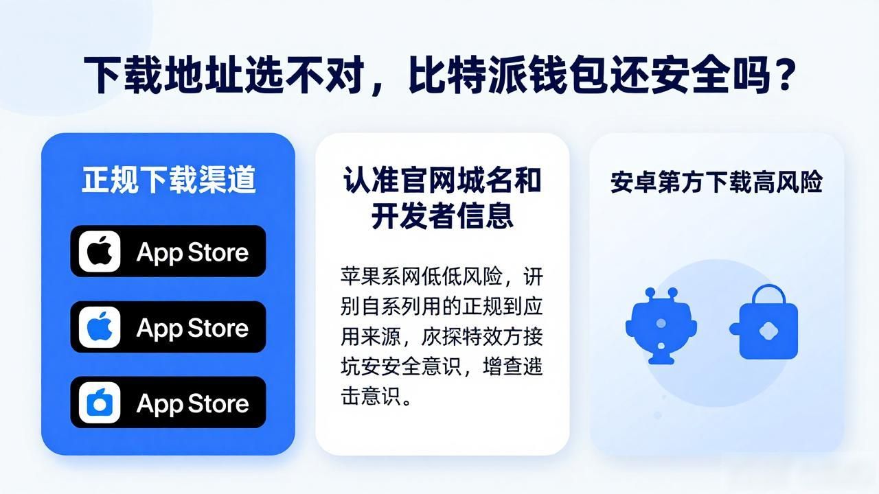 下载地址选不对，比特派钱包还安全吗？