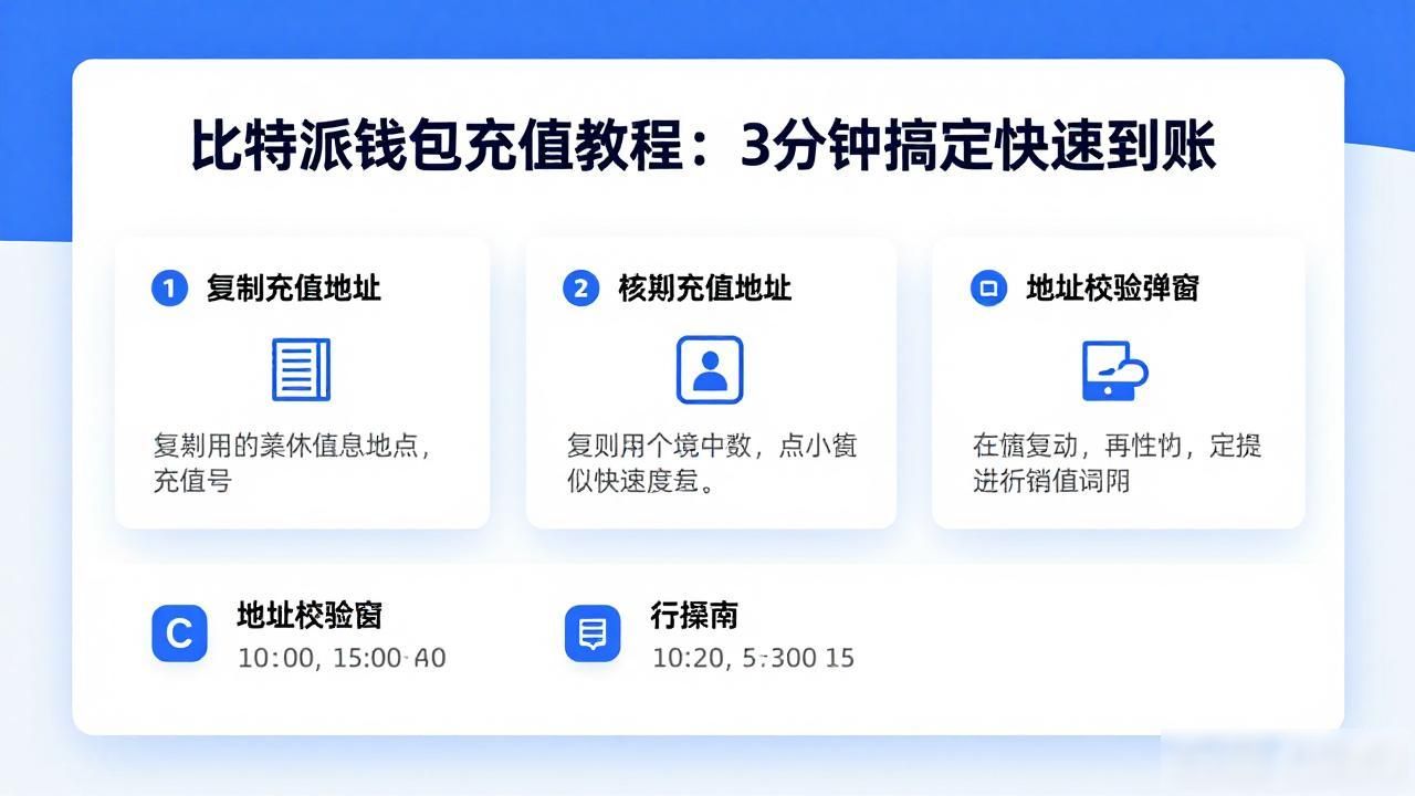 比特派钱包充值教程：3分钟搞定快速到账
