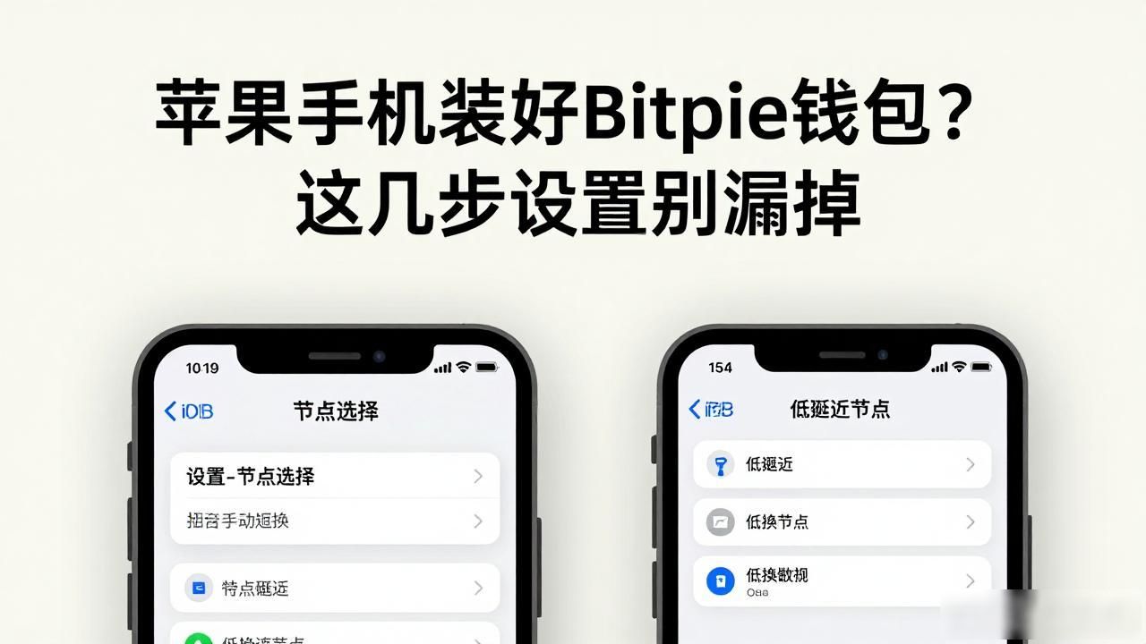 苹果手机装好Bitpie钱包？这几步设置别漏掉
