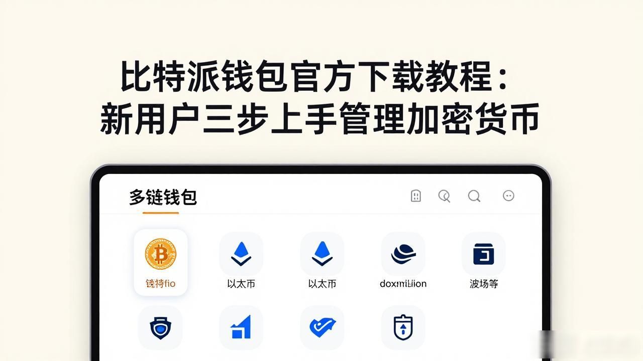 比特派钱包官方下载教程：新用户三步上手管理加密货币