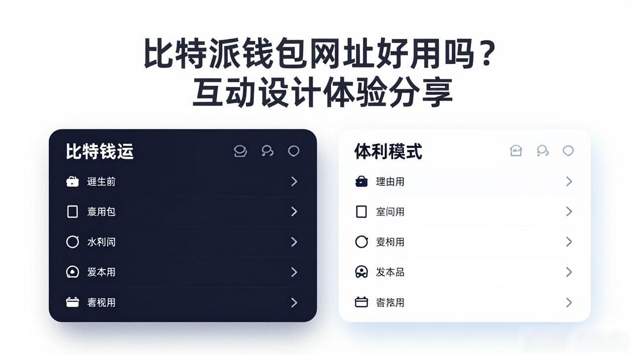 比特派钱包网址好用吗？互动设计体验分享