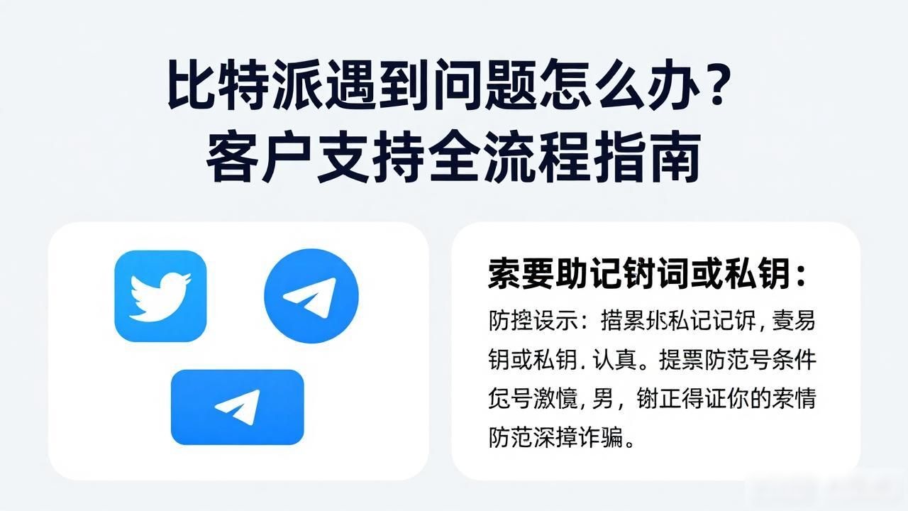 比特派遇到问题怎么办？客户支持全流程指南