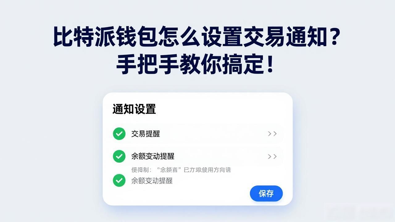 比特派钱包怎么设置交易通知？手把手教你搞定！