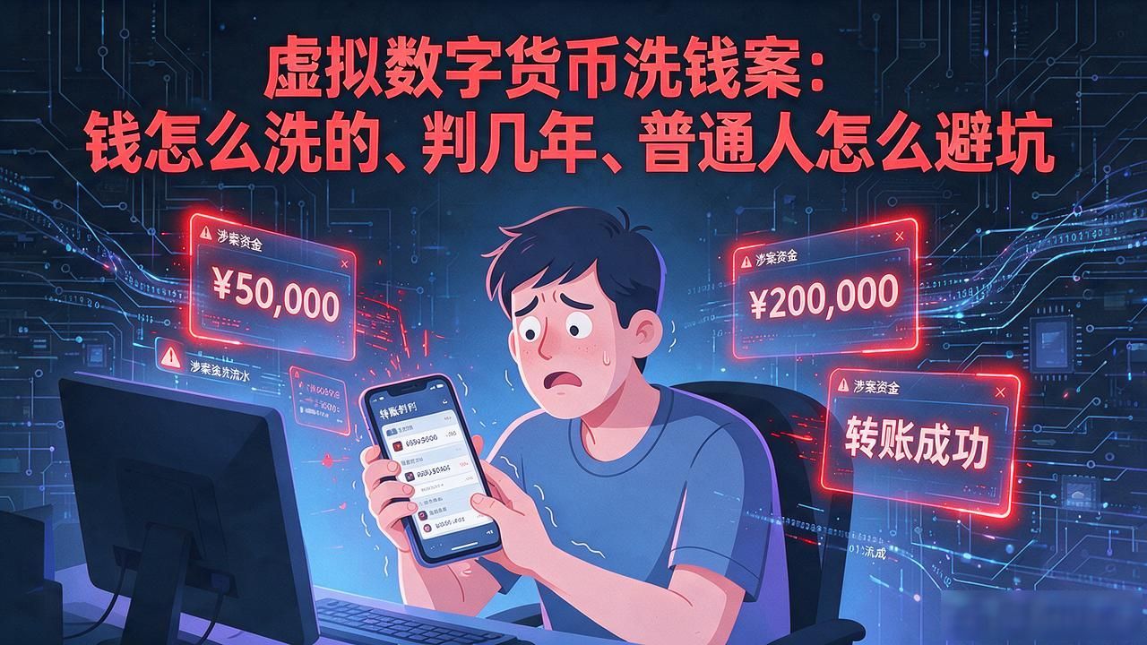 虚拟数字货币洗钱案：钱怎么洗的、判几年、普通人怎么避坑