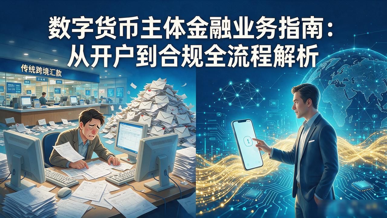 数字货币主体金融业务指南：从开户到合规全流程解析