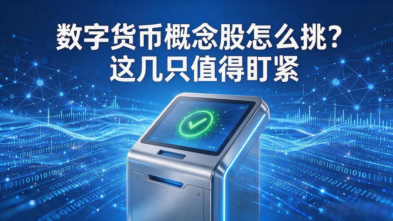 数字货币概念股怎么挑？这几只值得盯紧