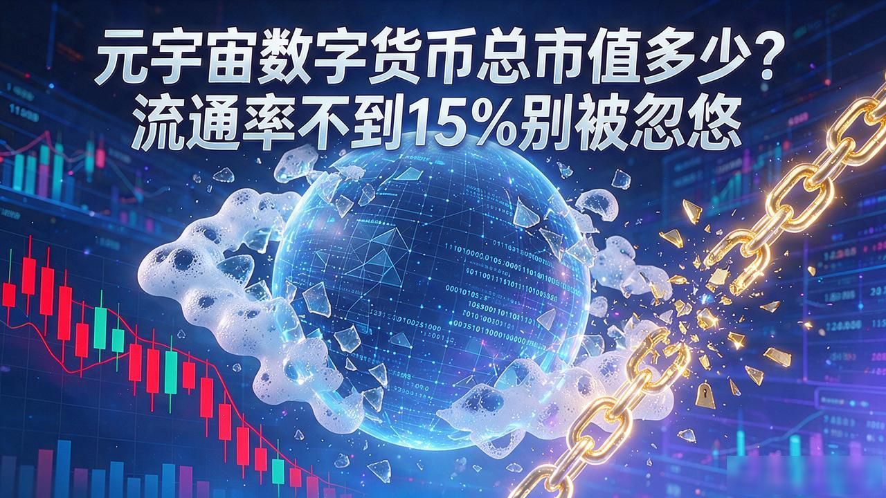 元宇宙数字货币总市值多少？流通率不到15%别被忽悠