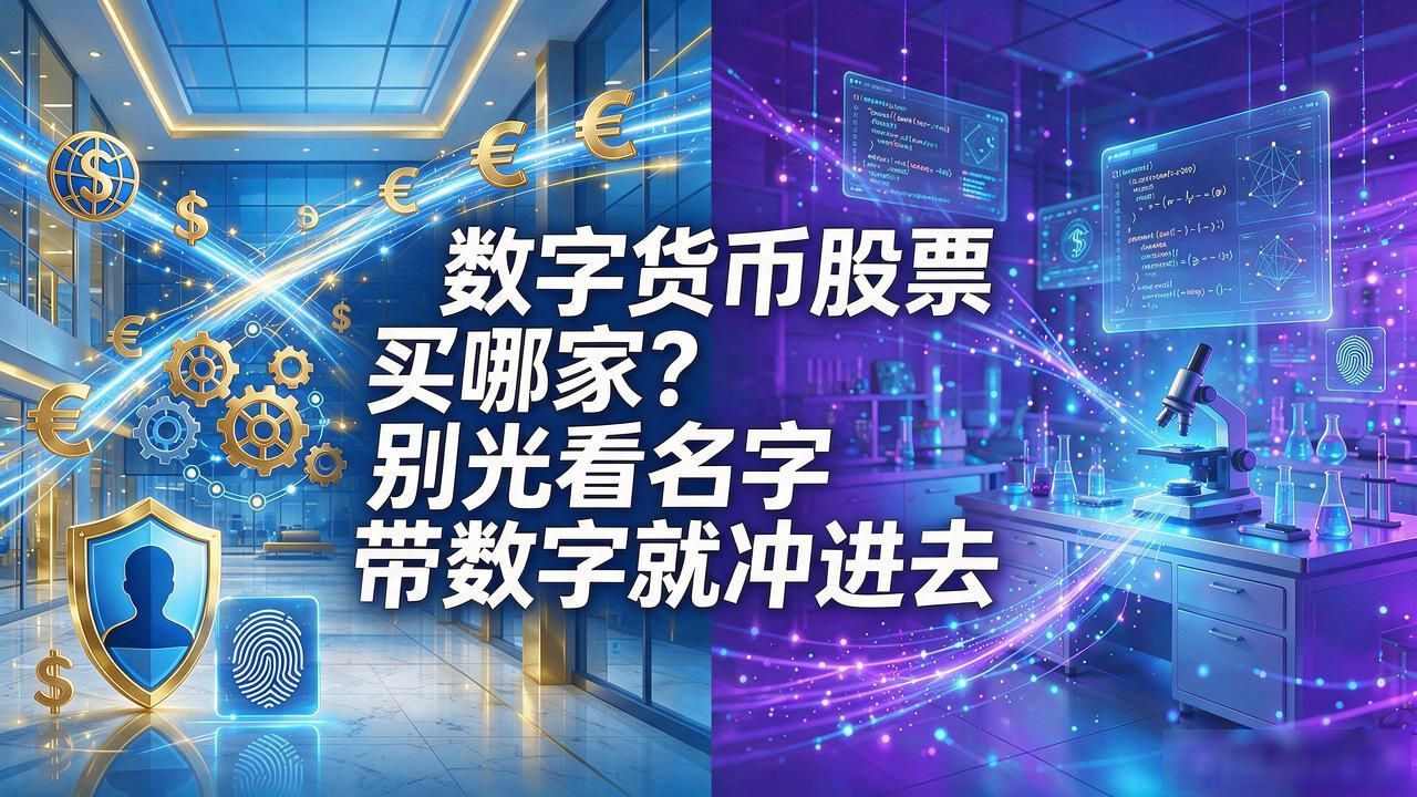 数字货币股票买哪家？别光看名字带"数字"就冲进去