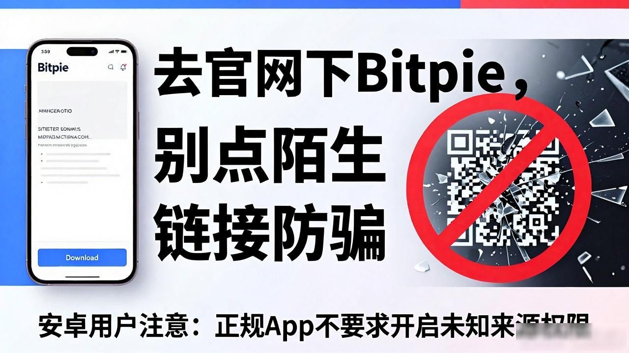 去官网下Bitpie，别点陌生链接防骗