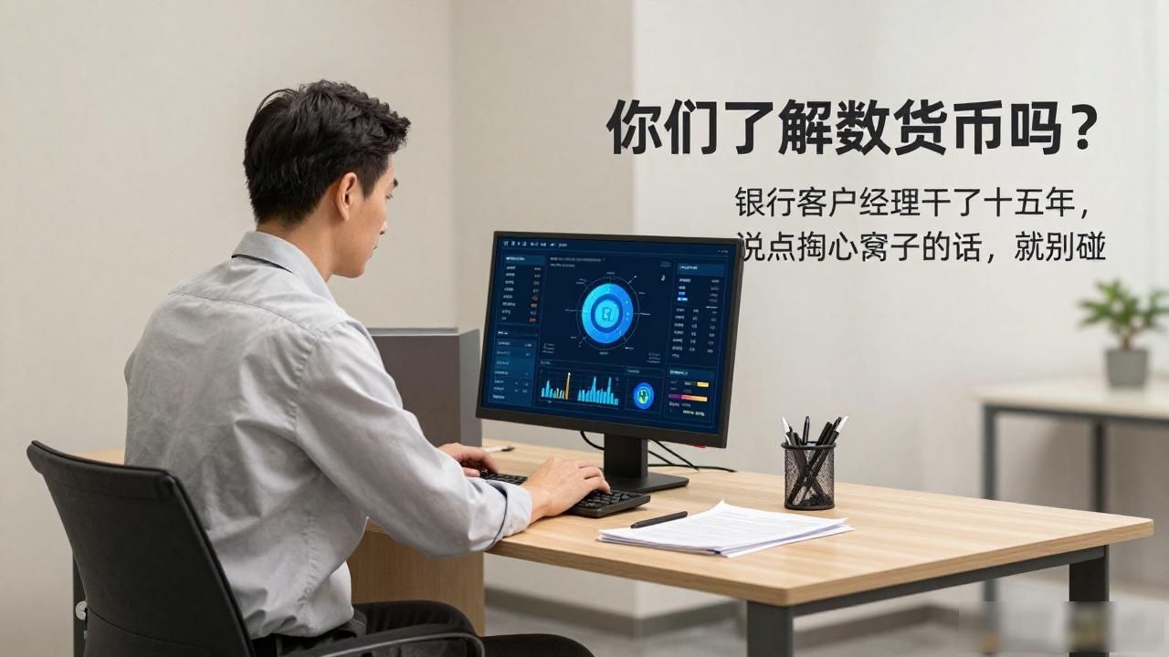 你们了解数字货币吗？银行客户经理干了十五年，说点掏心窝子的话