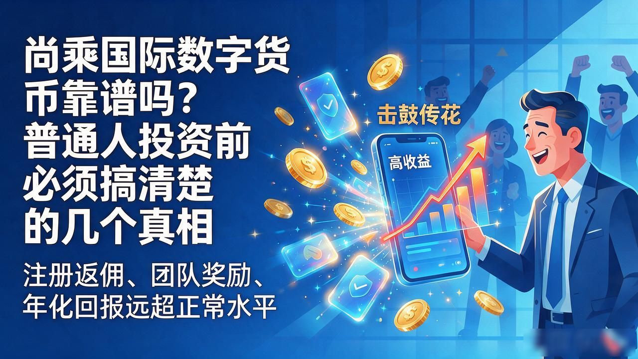 尚乘国际数字货币靠谱吗？普通人投资前必须搞清楚的几个真相