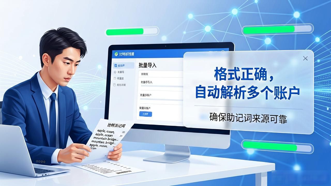 比特派多钱包管理：一招搞定批量添加不踩坑