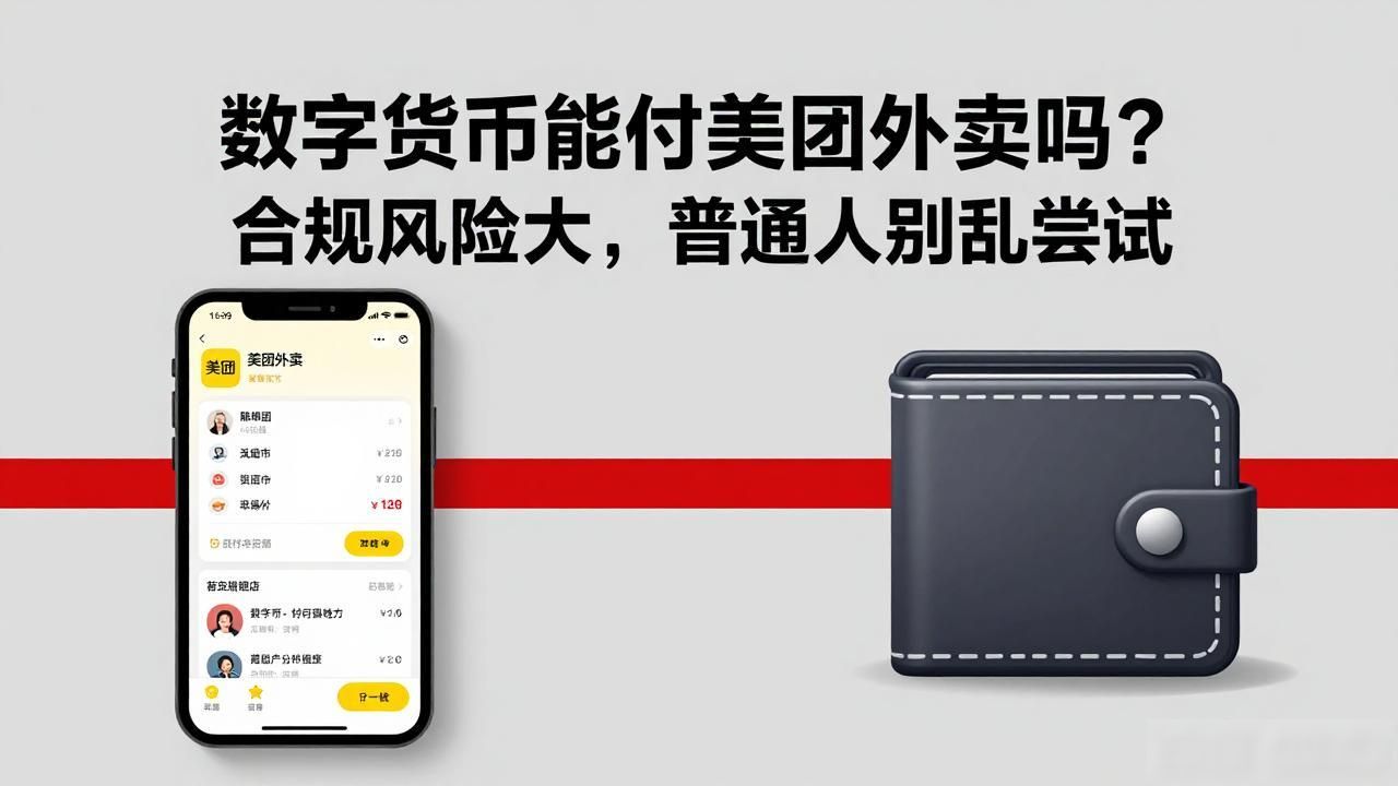 数字货币能付美团外卖吗 合规风险大普通人别乱尝试