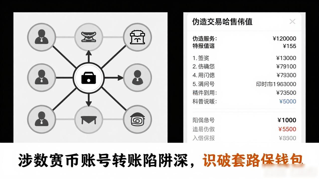 涉数字货币账号转账陷阱深，识破套路保钱包