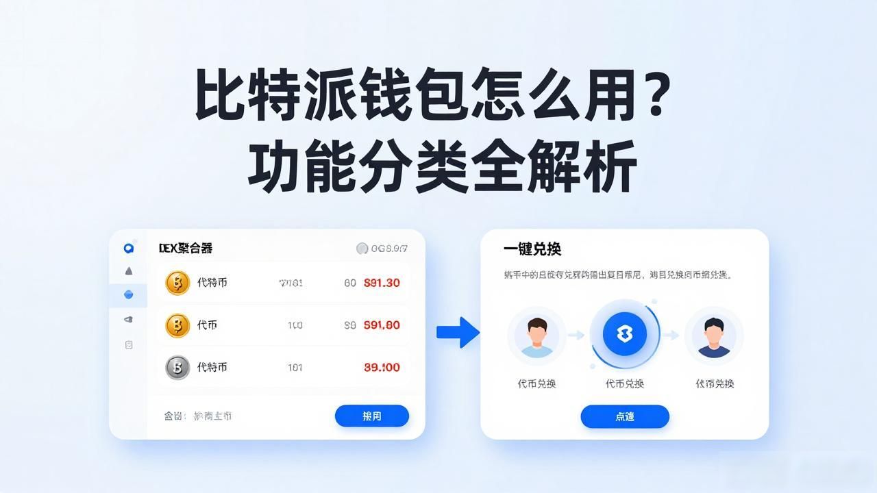 比特派钱包怎么用？功能分类全解析