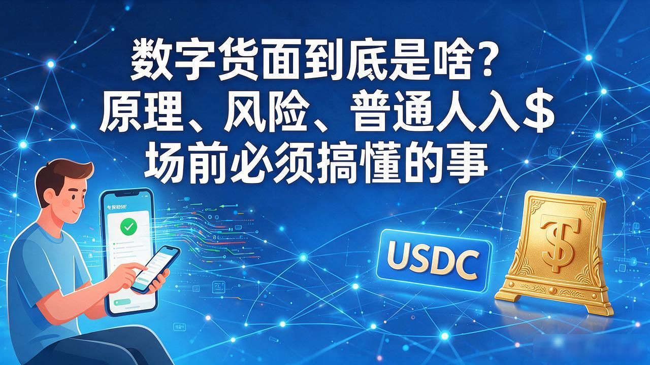 数字货币到底是啥？原理、风险、普通人入场前必须搞懂的事