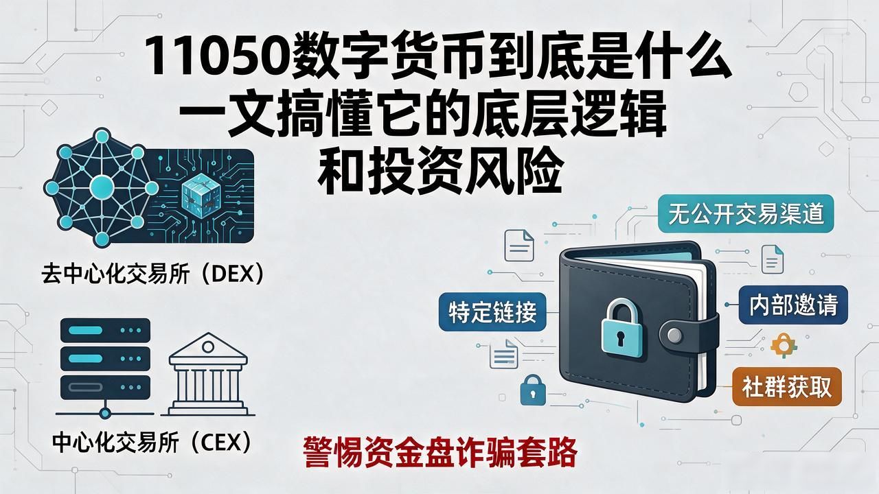 11050数字货币到底是什么 一文搞懂它的底层逻辑和投资风险