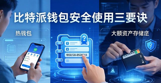 比特派钱包安全使用三要诀