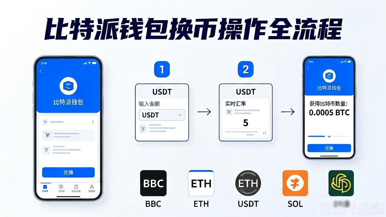 比特派钱包怎么换币？中文版操作全流程