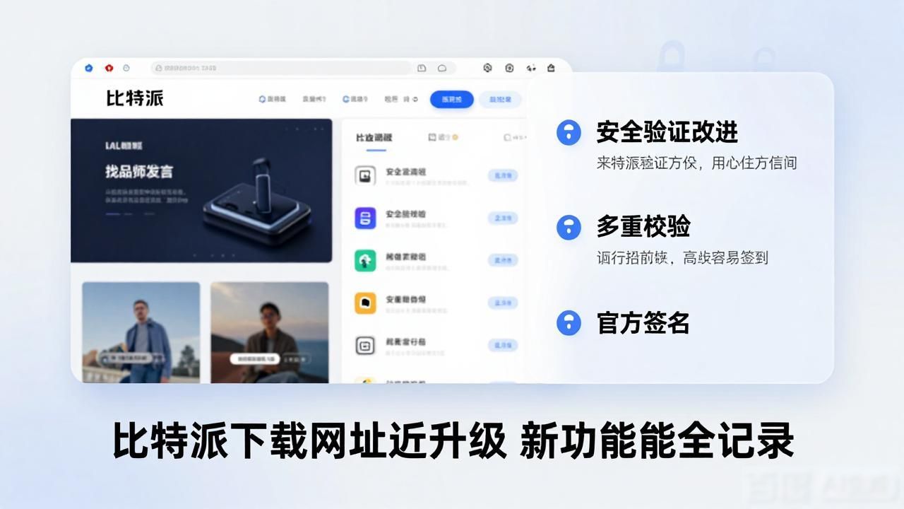 比特派下载网址近期升级 新功能全记录