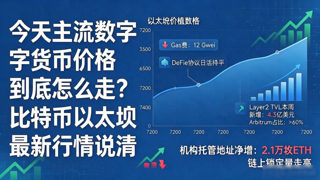 今天主流数字货币价格到底怎么走？比特币以太坊最新行情说清