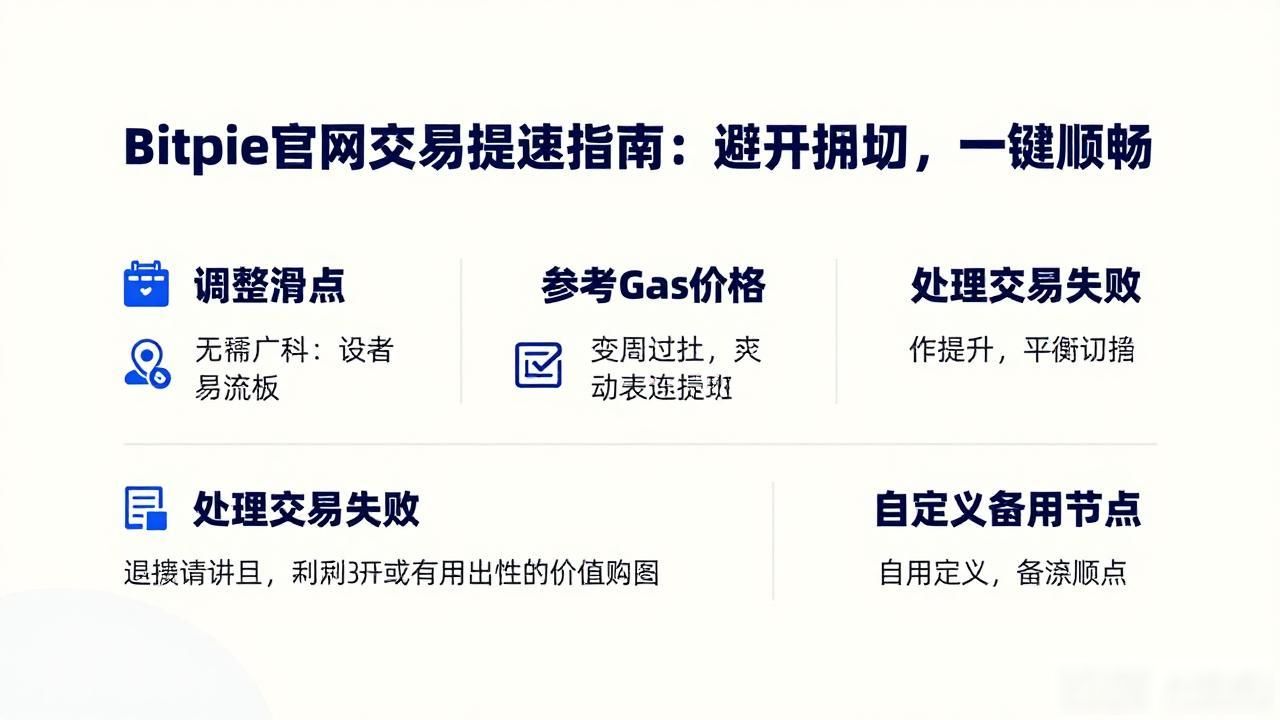 Bitpie官网交易提速指南：避开拥堵，一键顺畅