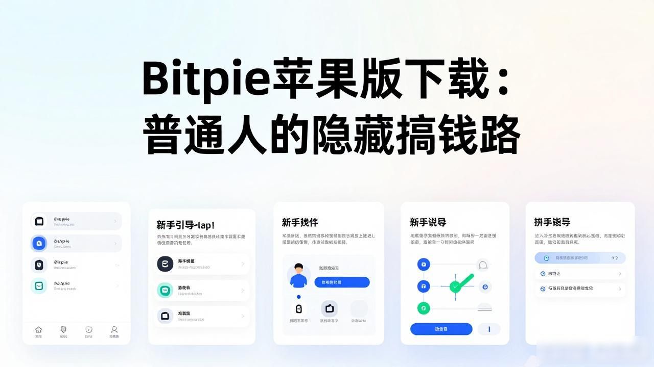 Bitpie苹果版下载：普通人的隐藏搞钱路
