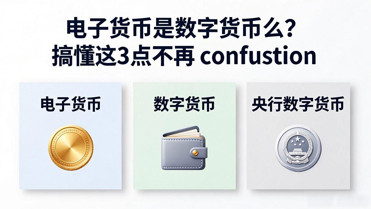 电子货币是数字货币么？搞懂这3点不再 confusion