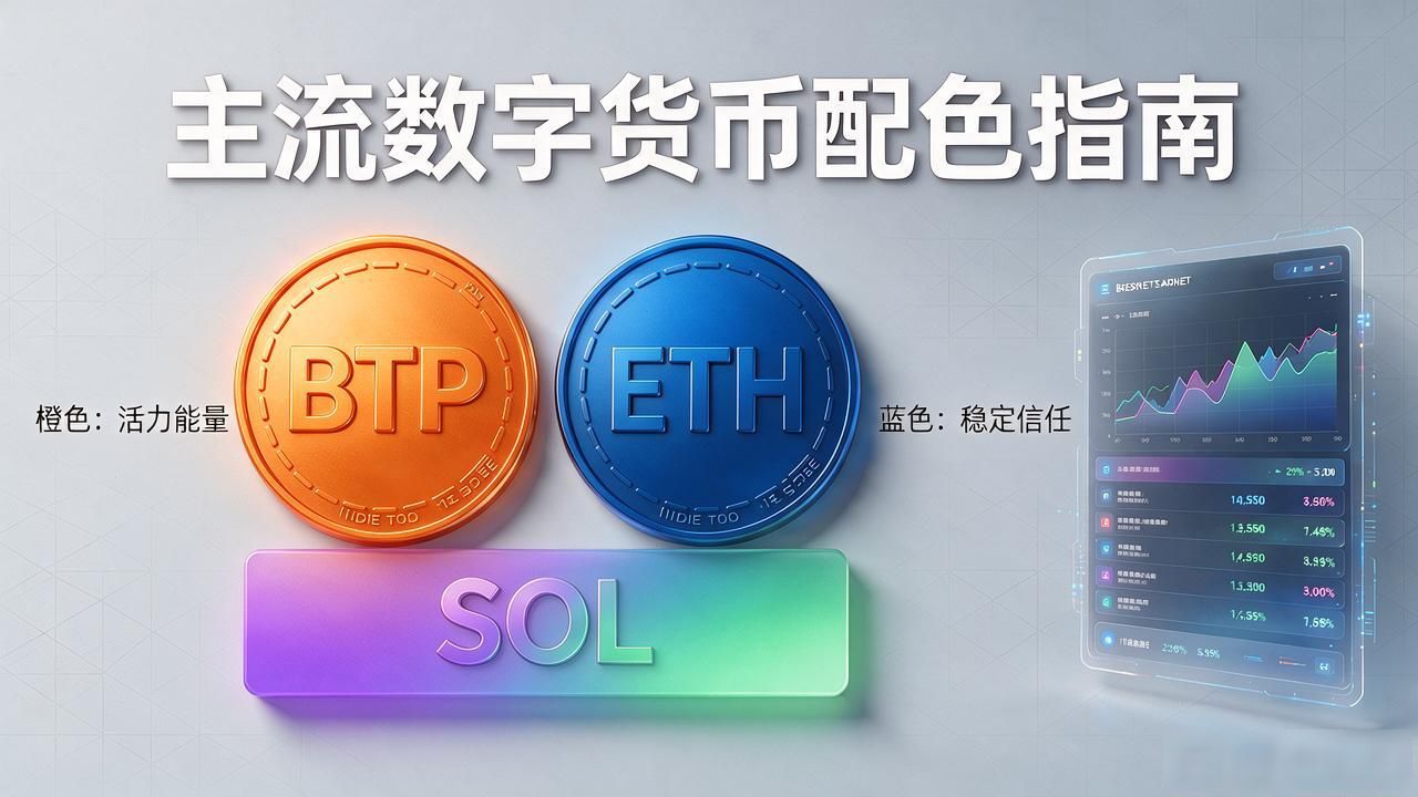 数字货币的颜色是随便配的吗？五年客服经验给你讲清楚