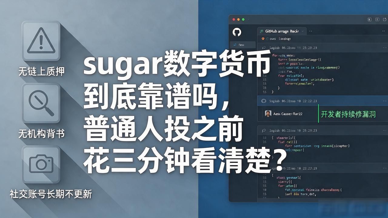 sugar数字货币到底靠谱吗，普通人投之前花三分钟看清楚
