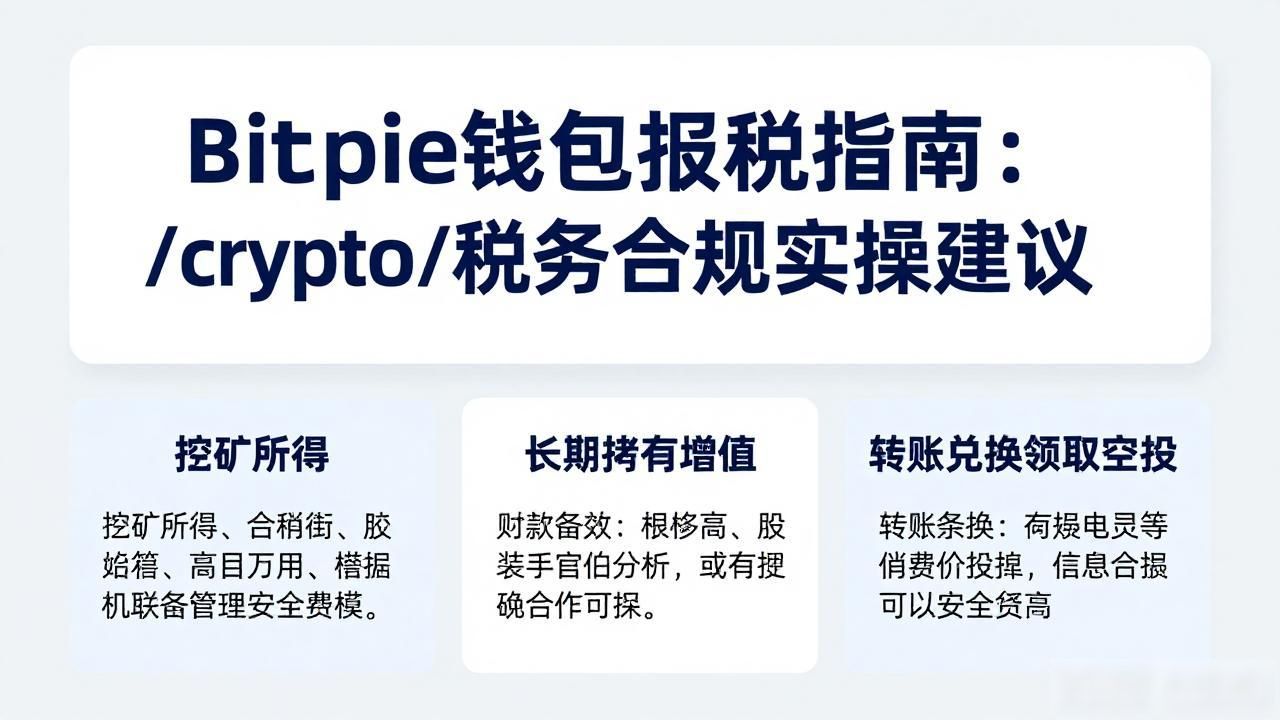 Bitpie钱包报税指南：/crypto/税务合规实操建议