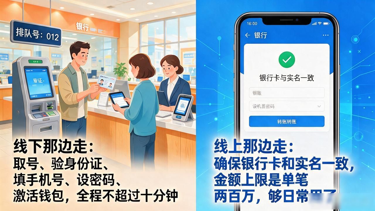 纸币兑换数字货币咋操作？普通人三分钟就能搞懂