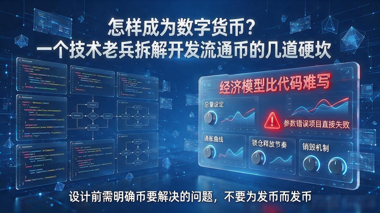 怎样成为数字货币？一个技术老兵拆解开发流通币的几道硬坎