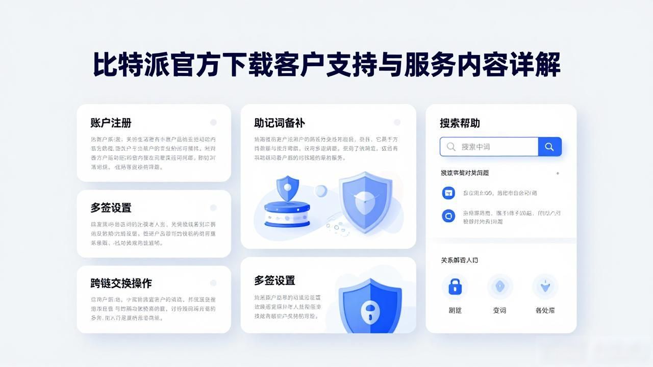 比特派官方下载客户支持与服务内容详解