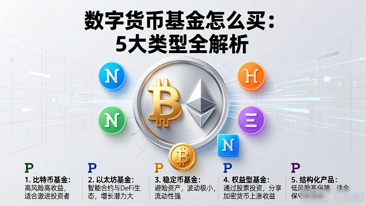 数字货币基金怎么买：5大类型全解析