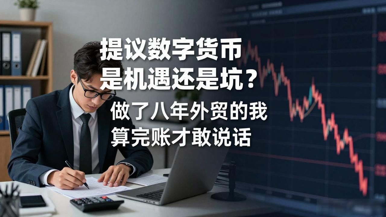 提议数字货币到底是机遇还是坑？做了八年外贸的我算完账才敢说话