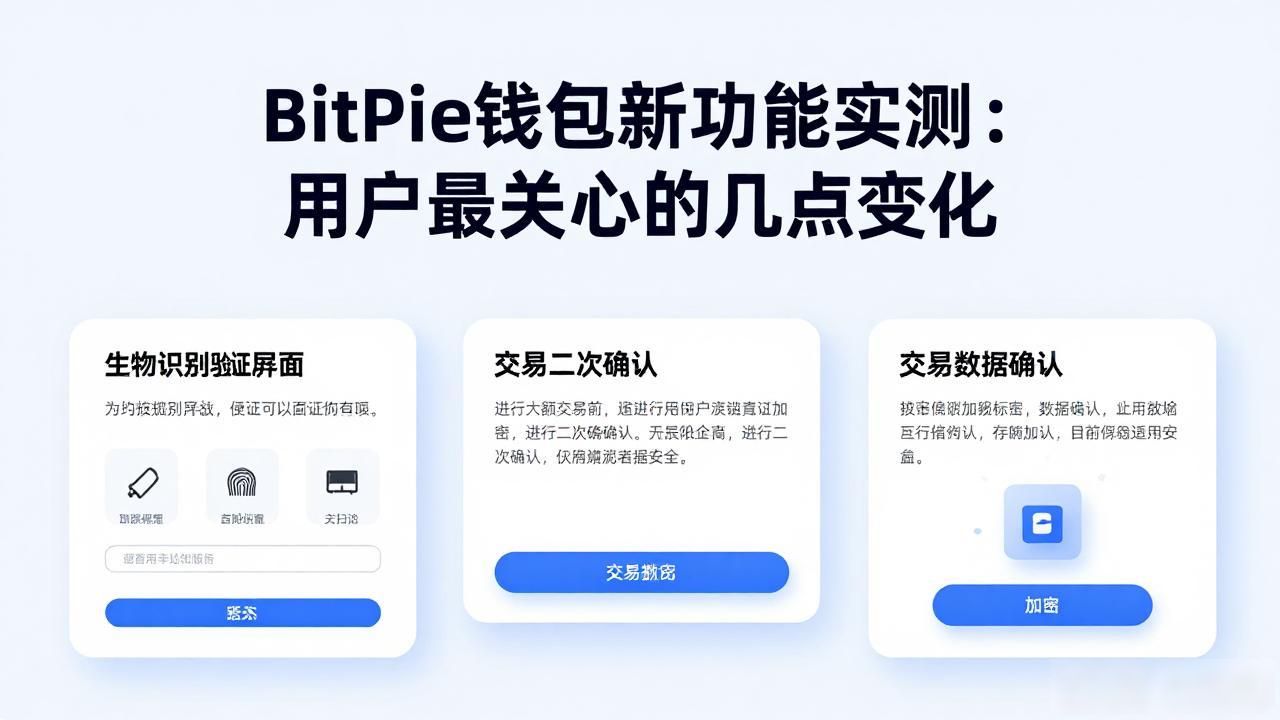 BitPie钱包新功能实测：用户最关心的几点变化