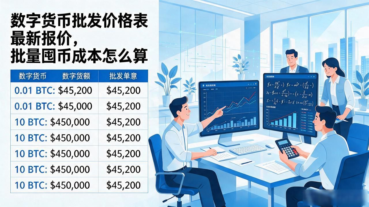 数字货币批发价格表最新报价，批量囤币成本怎么算