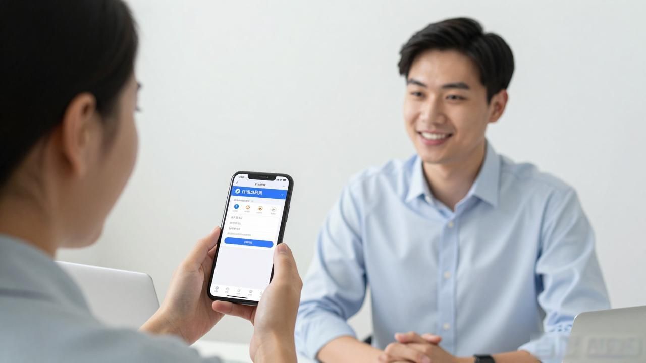 比特派下载后，怎么和客户互动