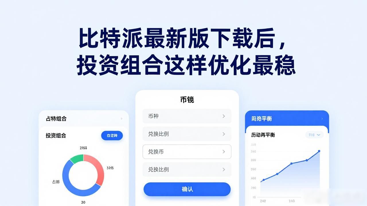 比特派最新版下载后，投资组合这样优化最稳