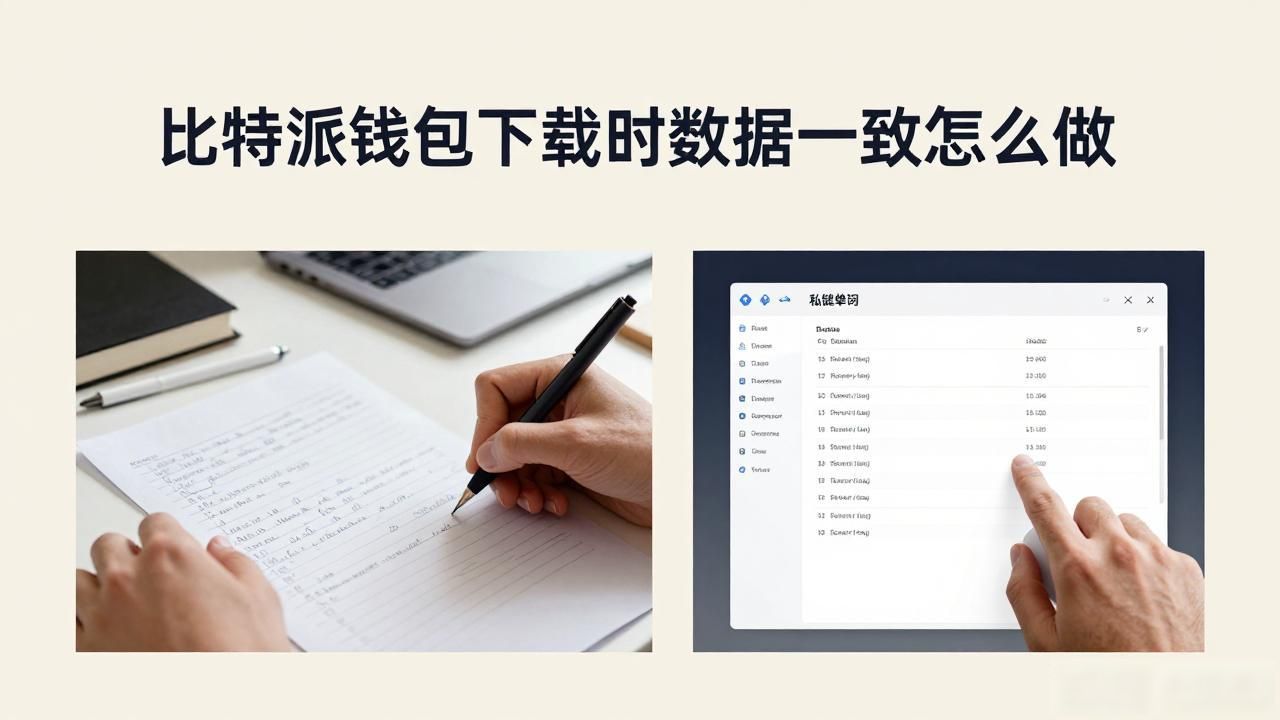 比特派钱包下载时数据一致怎么做