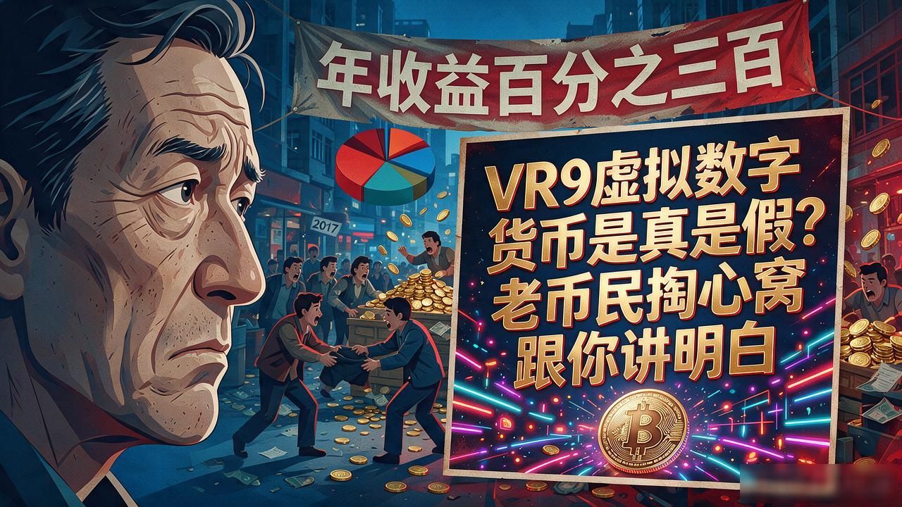 vr9虚拟数字货币是真是假？老币民掏心窝跟你讲明白