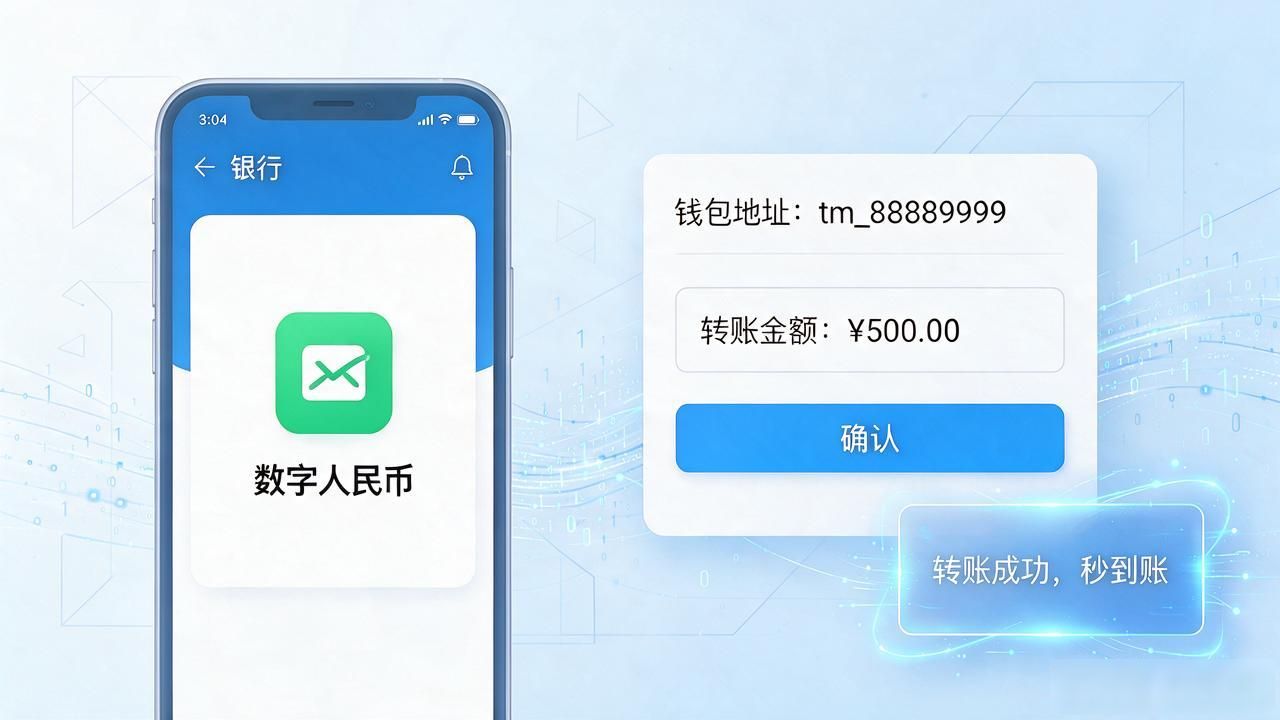 数字货币怎使用？普通人第一次操作，从开户到完成第一笔转账全说清