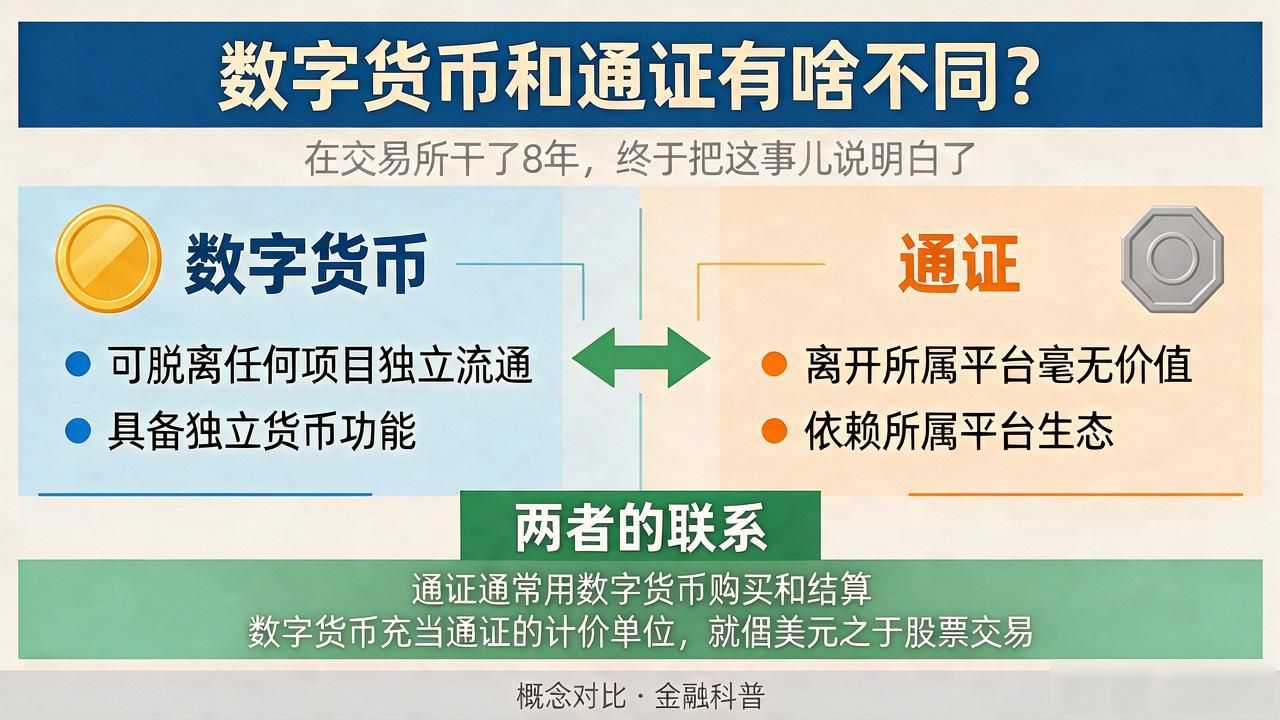 数字货币和通证有啥不同？在交易所干了8年，终于把这事儿说明白了