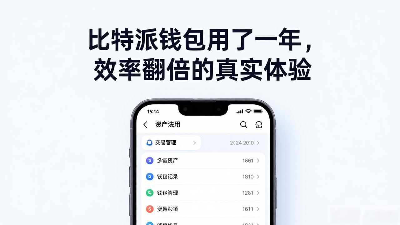 比特派钱包用了一年，效率翻倍的真实体验