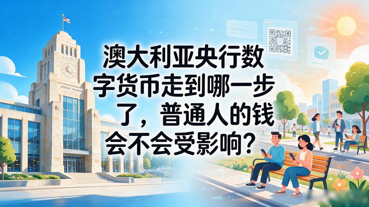 澳大利亚央行数字货币走到哪一步了，普通人的钱会不会受影响