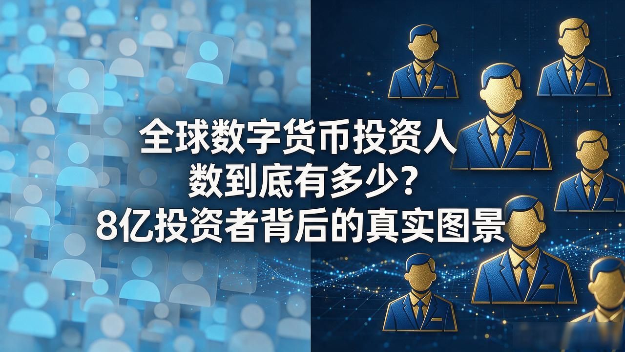 全球数字货币投资人数到底有多少？8亿投资者背后的真实图景
